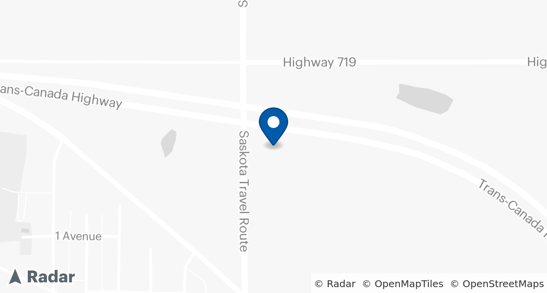 Map of Dairy Queen Location:: 1206 Highway 1 S, Whitewood, SK, S0G 5C0